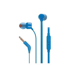 JBL - Earphones T110, blue