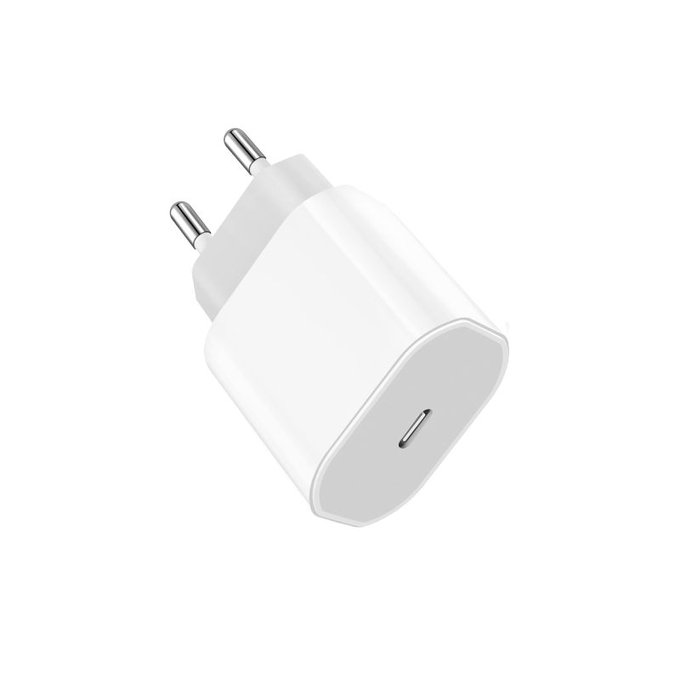 USB-C charging adapter, 20W, compatible with Apple
