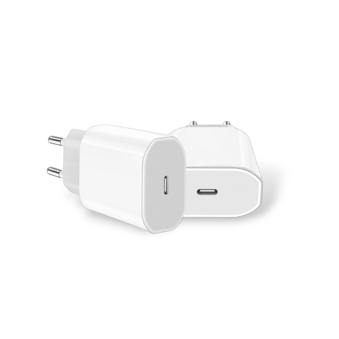 USB-C charging adapter, 20W, compatible with Apple