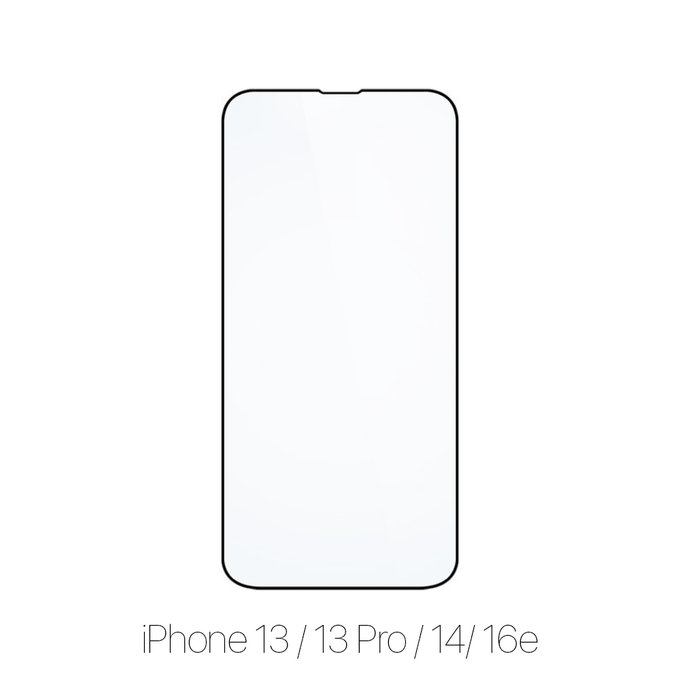 FixPremium FullCover Glass - Tempered Glass for iPhone 13, 13 Pro, 14 & 16e