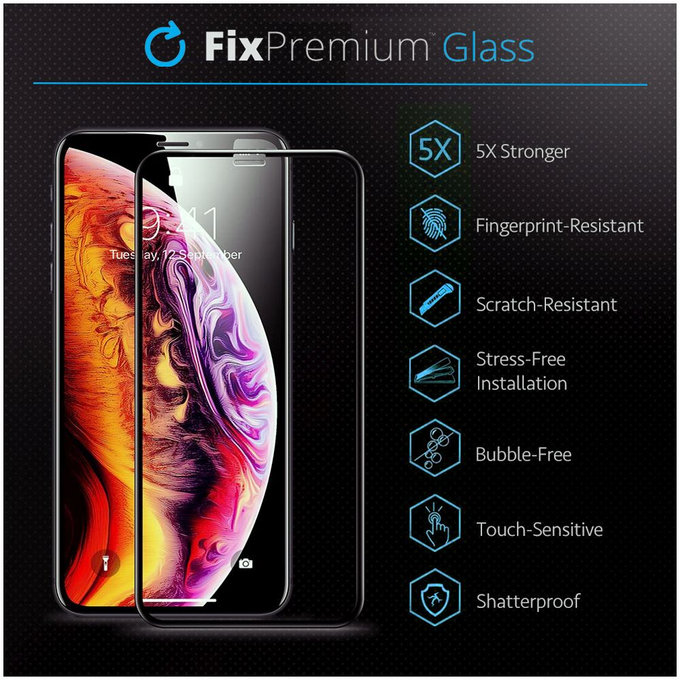 FixPremium FullCover Glass - Tempered Glass for iPhone XR & 11