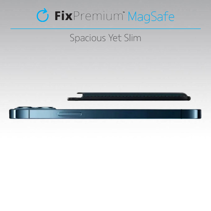 FixPremium - MagSafe Wallet, black