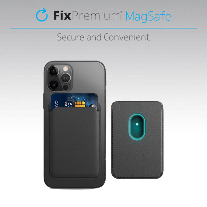 FixPremium - MagSafe Wallet, black