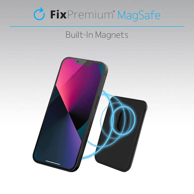 FixPremium - MagSafe Wallet, black