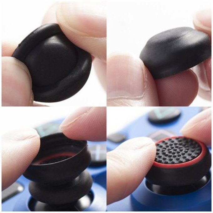 2pcs/set Thumb Grips Silicone Thumb Stick Grip Cap For PS5 PS 4