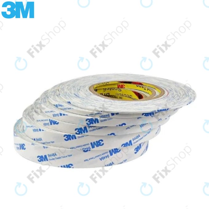 3M - Double-Sided Tape - 1mm x 50m (Transparent)