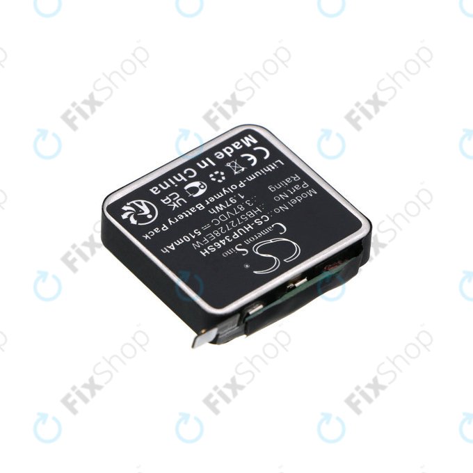Battery for Huawei Watch GT3 Pro 46mm, 510mAh, Li-Pol, 3.87V, HB572728EFW, HQ