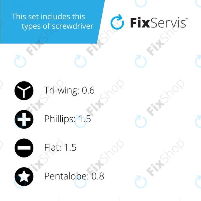 FixPremium - Complete Toolkit for Mobile Phone Assembly 11in1