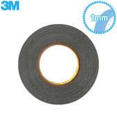 3M - Double-Sided Tape - 1mm x 50m (Black)
