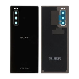 Sony Xperia 5 - Battery Cover (Black) - 1319-9508 Genuine Service Pack