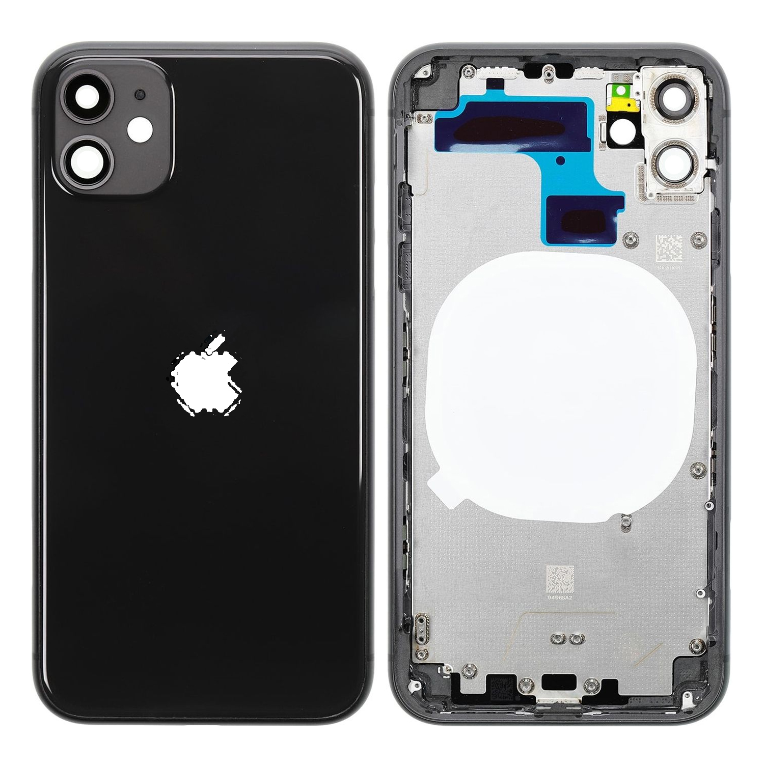 IPhone 11 black housing and x white fashion housing