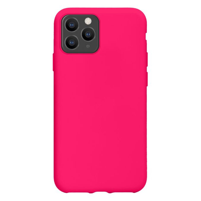 hot pink iphone 11 silicone case