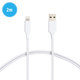 Lightning / USB cable, 2 m, compatible with Apple, bulk