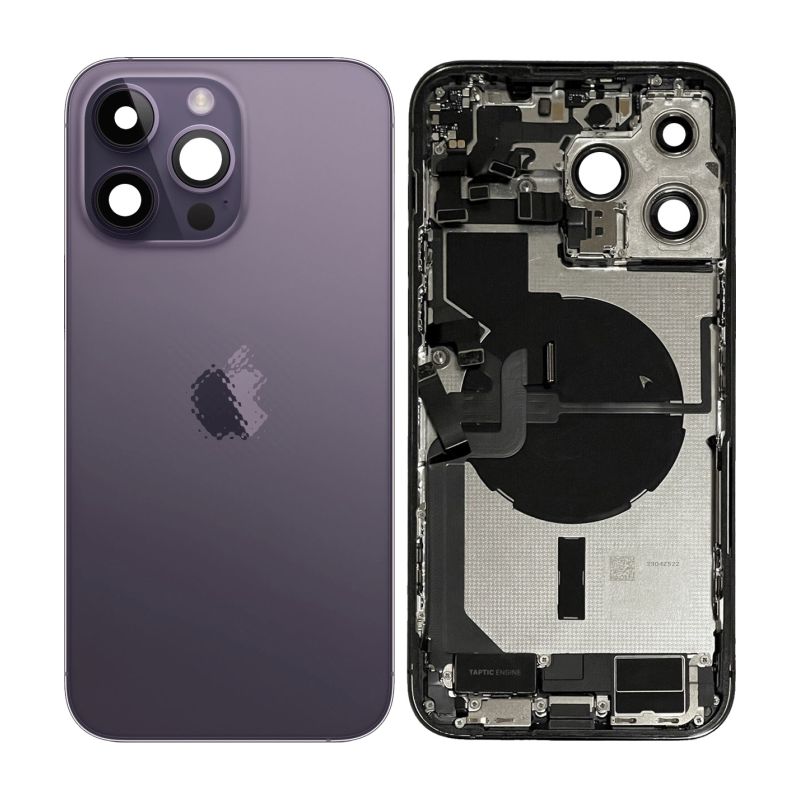 Apple iPhone 14 Pro Max - Rear Housing with Small Parts (Deep 