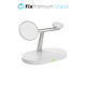 FixPremium - MagSafe Stand 3in1 for iPhone, Apple Watch & AirPods, white