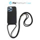 FixPremium - Silicon Case with String for iPhone 14 Pro, black