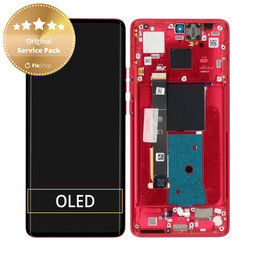 Motorola Edge 40 - LCD Display + Touch Screen + Frame (Viva Magenta) - 5D68C22712 Genuine Service Pack