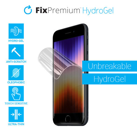 FixPremium - Unbreakable Screen Protector for Apple iPhone 6, 6S, 7, 8, SE 2020 & SE 2022