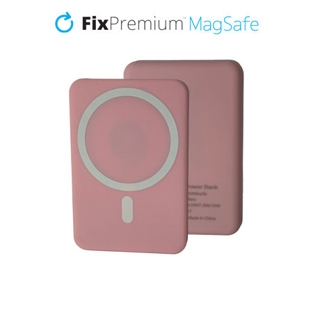 FixPremium - MagSafe PowerBank 5000mAh, pink