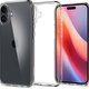 Spigen - Case Ultra Hybrid for iPhone 16, crystal clear