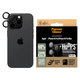 Hoops Camera Lens Protector for iPhone 16 Pro Max/16 Pro, Black, PanzerGlass