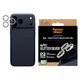 Camera Lens Protector Hoops for iPhone 17 Pro Max/17 Pro/16 Pro Max/16 Pro, Glitter Silver, PanzerGlass