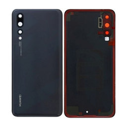 Huawei P20 Pro - Battery Cover (Black) - 02351WRR Genuine Service Pack