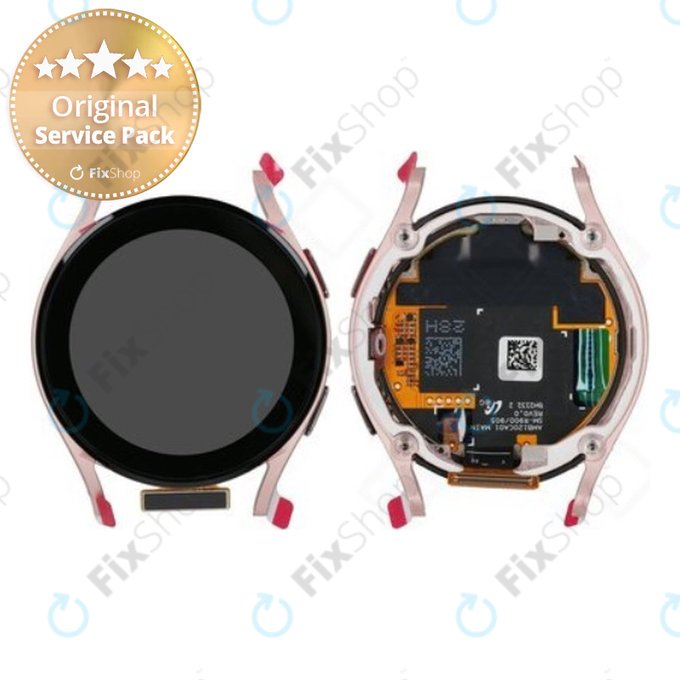 Samsung Galaxy Watch 5 40mm R900 LCD Display Touch Screen Frame Pink Gold GH82 30040D Genuine Service Pack FixShop